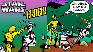 The Time C-3PO PUNCHED a Fake CLONE TROOPER and Knocked Him Out - Star Wars