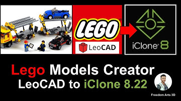 How to Create and Import Any Lego 3D Model into iClone 8.22 with LeoCAD: Step-by-Step Tutorial
