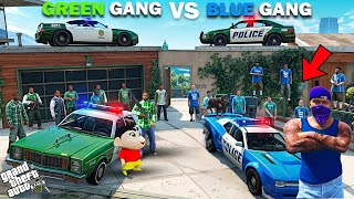Shinchan  Franklin Blue Gang Cars In GTA 5! screenshot 5