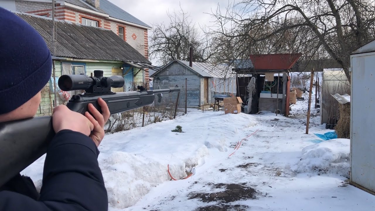 Пневматическая винтовка Hatsan 125. Замена витой пружины на газовую ...