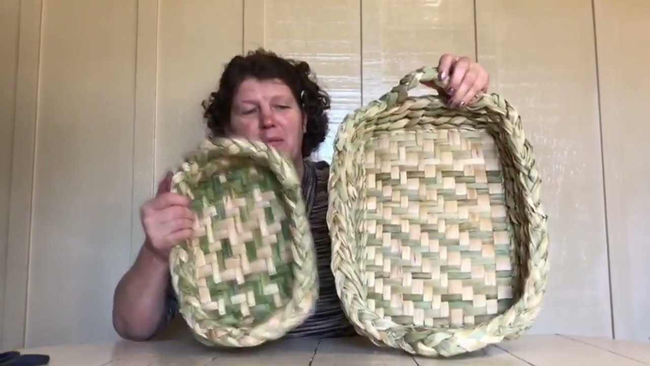 Bandeja de taboa estilo escama de peixe