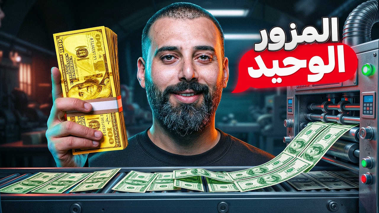 أكبر كمية دولار امريكي مزورة في التاريخ | عبقري قلّده بشكل حقيقي