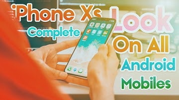 iPhone Xs Max (iOS 12) Look On Any Android Without ROOT | Dhiman Kamal