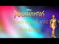 Colores en el viento| Pocahontas| Karaoke 🍂