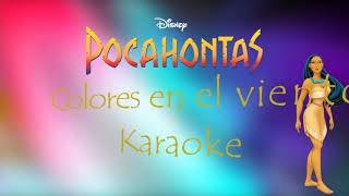 Colores en el viento| Pocahontas| Karaoke 🍂