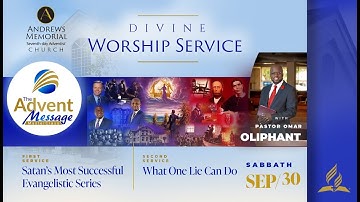 #Sabbath Advent Message MasterClass | Pastor Omar Oliphant | EJC Virtual Church  SEP  30 | 8:00 AM