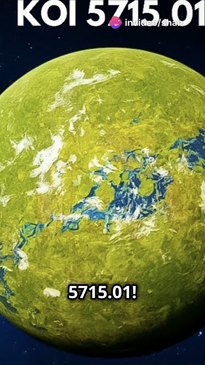 KOI 5715.01: A Superhabitable Exoplanet upgrade from Earth🌍?#space #universe #earth