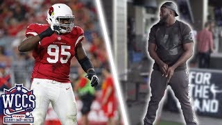 Nfl dt rodney gunter joined pat mcafee at the wrangler celebrity
charity shootout to try and win $10,000 for charity. while there, he
talked about his time w...