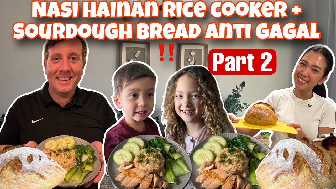 Nasi Hainan Rice Cooker + Sourdough Anti Gagal! Part 2😍