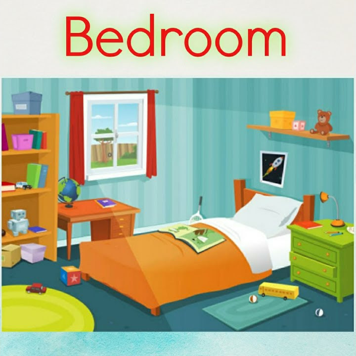 ♫ The rooms in a house song for kids (with spelling).♩ ♪ 