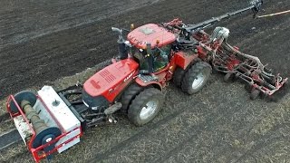 8 wheeled slurry monster! | Case IH Steiger 400 injecting slurry | H. van Oosten