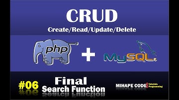 #6 Fungsi Pencarian Data | Membuat Aplikasi CRUD Dengan PHP dan MYSQL