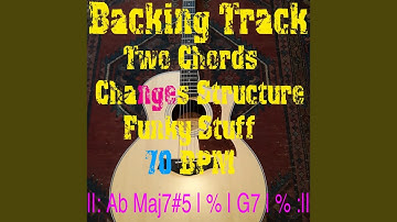 Backing Track Two Chords Changes Structure Ab Maj7#5 G7
