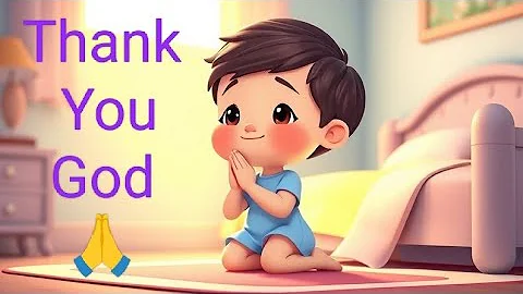 Prayer for kids | Thank you God | Kids Song | English Rhymes