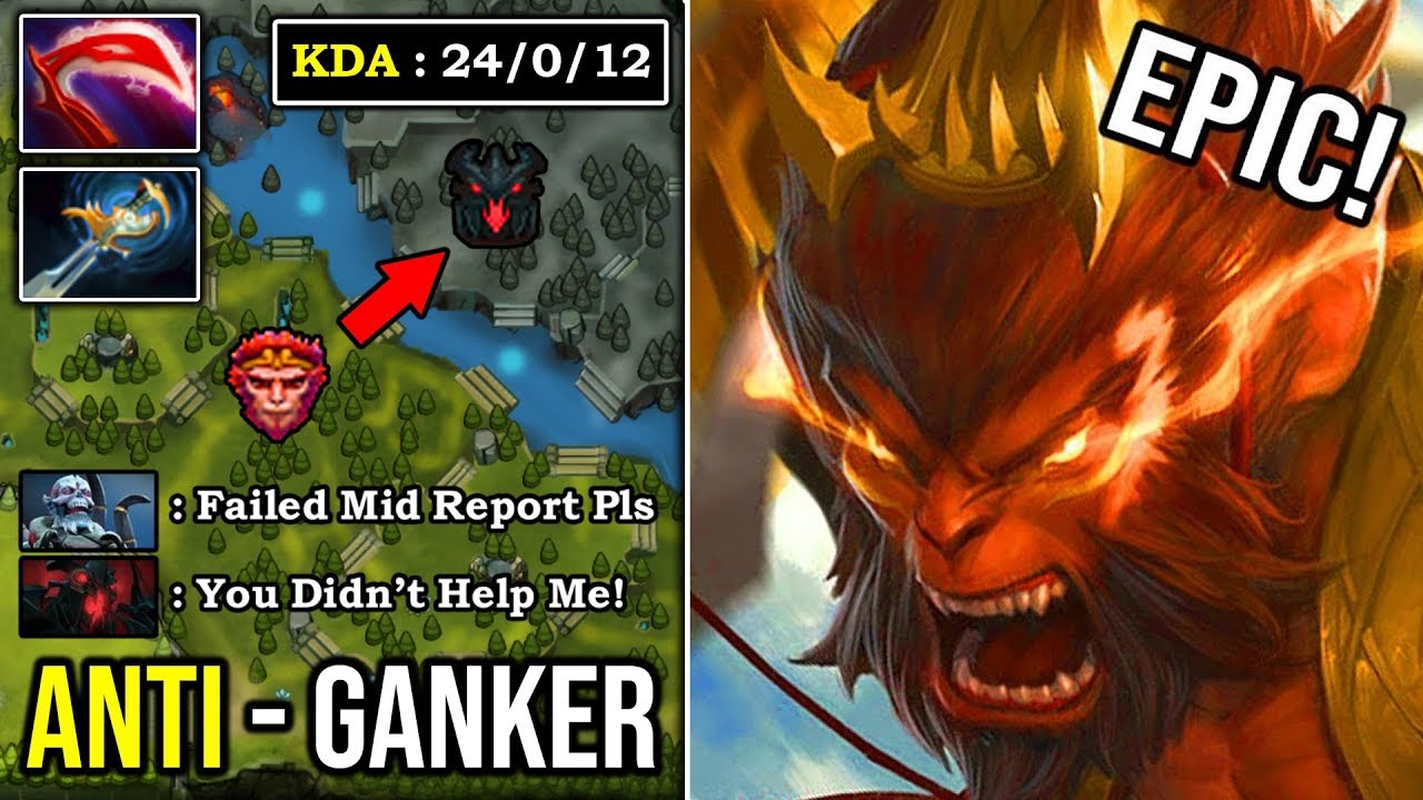 How To Solo Mid Monkey King In 2020 Anti Ganker With Crazy Dodge