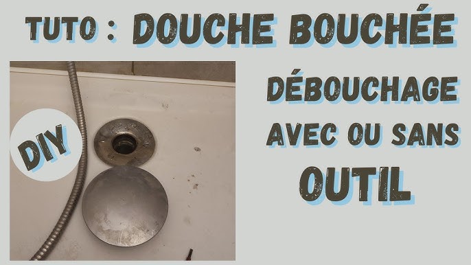 Bonde de douche bouchée? 5 astuces pour la déboucher