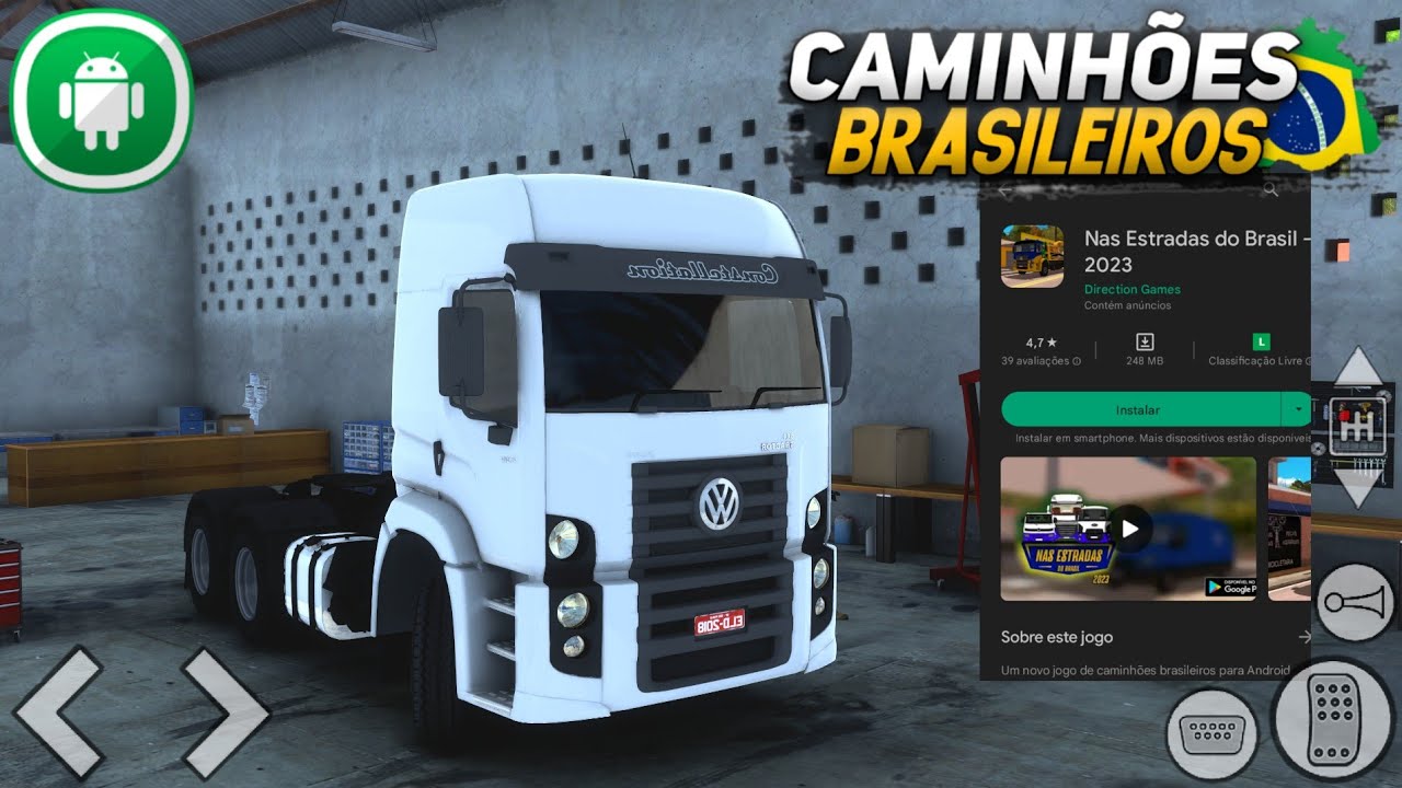 SimulatorBRTrans - Novo Jogo de Caminhão Brasileiro para Celular