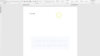 Creating an eForm from scratch with VF Creator for Word