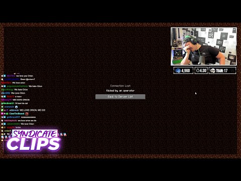 Syndicate gets KICKED OFF Minecraft Server!