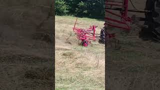Turning around hay 🌿🚜 #agriculture #farming #tractor #steyr #fyp #goviral #hay #field #farm #edit