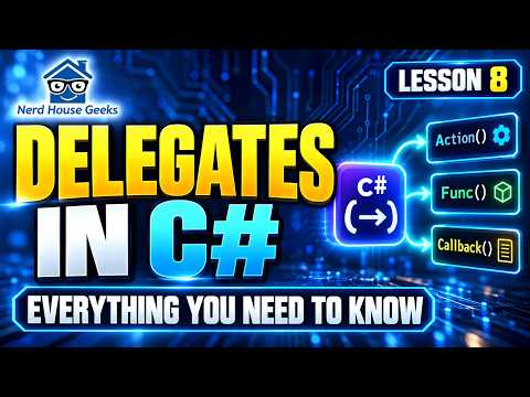 Delegates in C# Everything you need to know  | Lesson 8