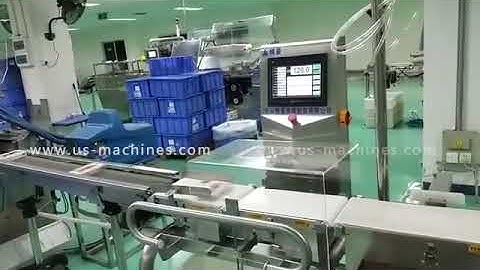 Automatic carton box weighing checking machine box weight checker line
