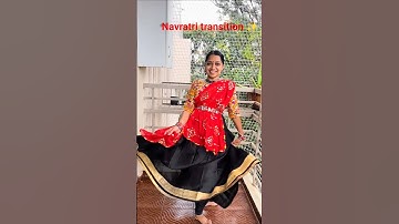 Navratri transition shorts #navratri2025 #garbadance #dandiya #youtubeshorts