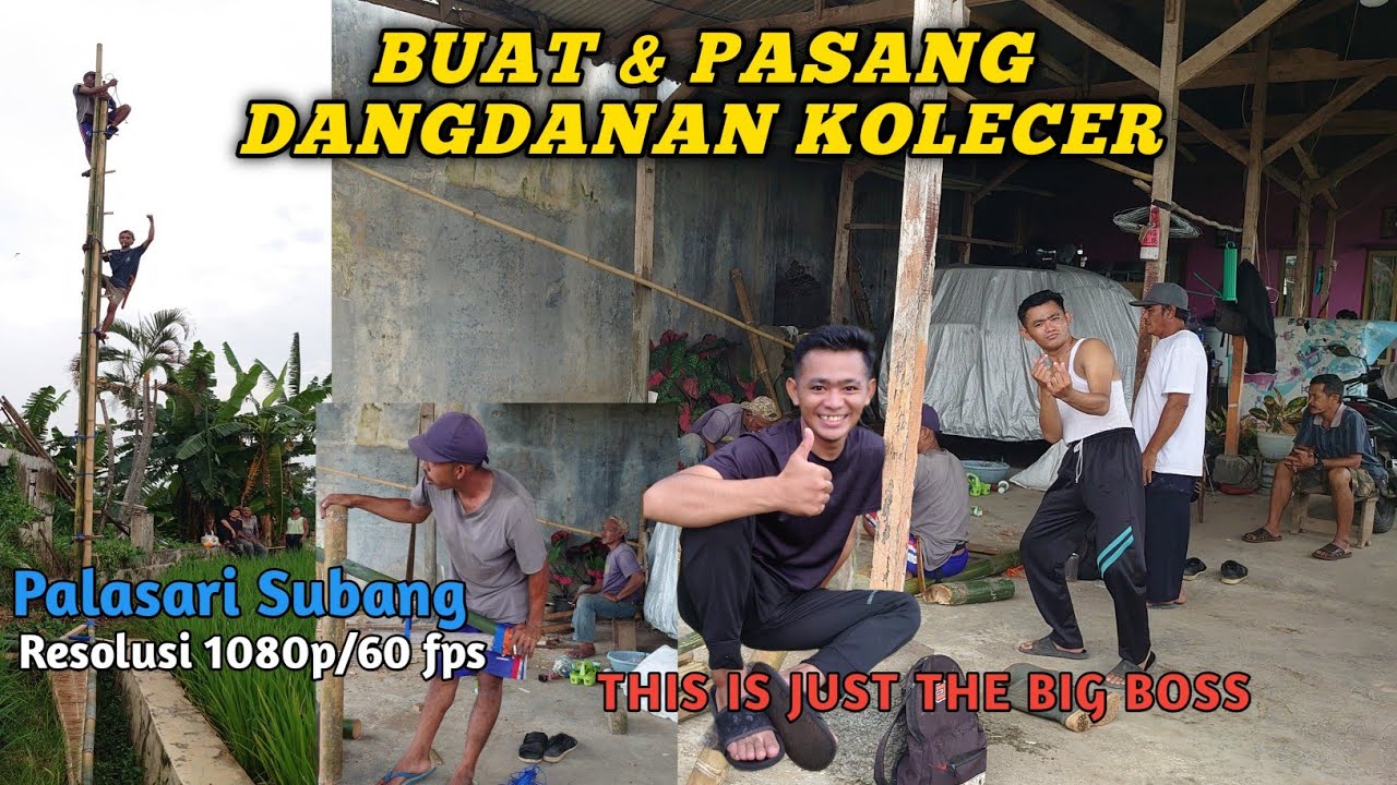 Cara bikin dan pemasangan dangdanan kolecer besar #kolecersubang #propeller