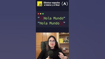 3 Formas de Eliminar Espacios en JavaScript #shorts #javascript