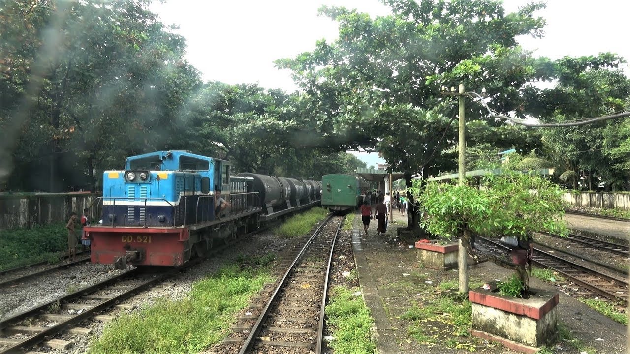 【4K前面展望】元JR東海キハ11のダゴン大学線ヤンゴン環状線直通ダゴン大学→ヤンゴン全区間