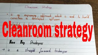 Cleanroom strategy|Clean room strategy in software engineering|What is cleanroom software engineerin screenshot 4