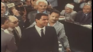 الرئيس مبارك فى مجلس الشعب ابريل 1982 يوم عيد تحرير سيناء بحضور جمال السادات تكريما للرئيس السادات