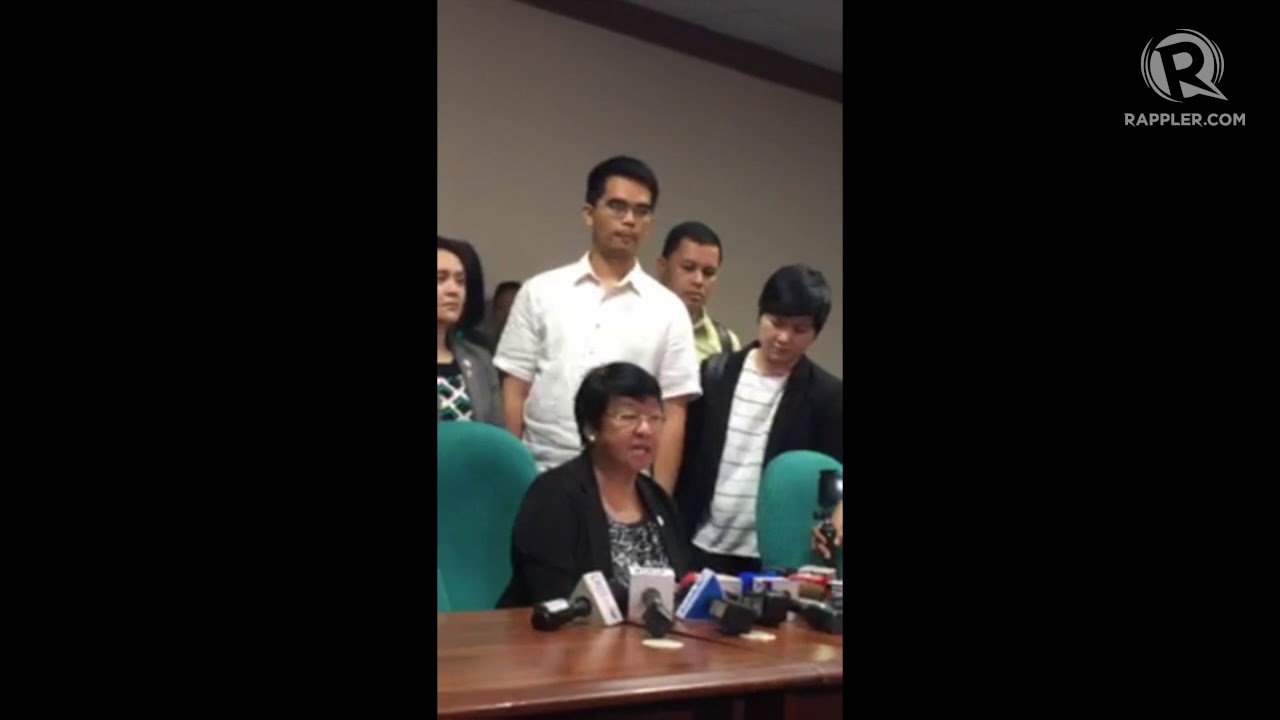 Judy Taguiwalo holds presscon after CA rejection (Part 1)