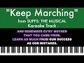 Keep marching from suffs the musical singlesolo version  karaoke track with lyrics on screen