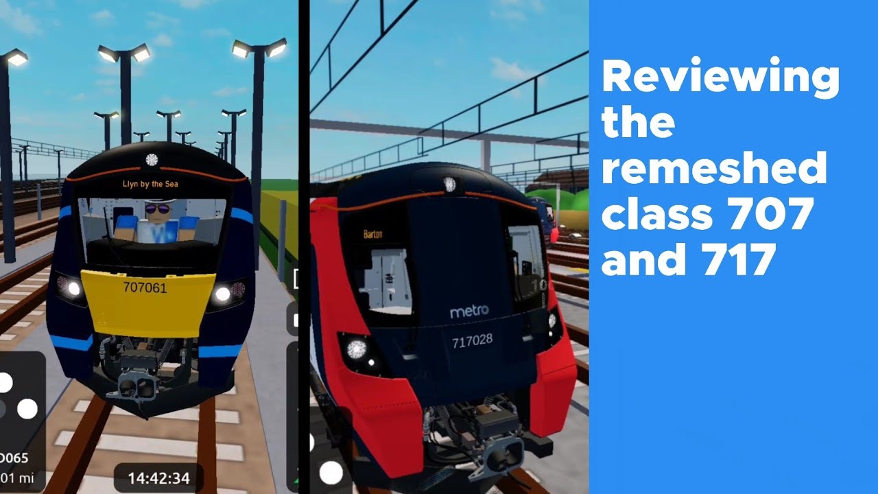 Reviewing the remeshed class 707 and class 717 in SCR - YouTube