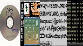 AMIGA CD ATTRACT MODE 1308 Fonts THOUSANDS COLLECTION By Eureka Soft & Hardware Czcionki PL In 1997 screenshot 2