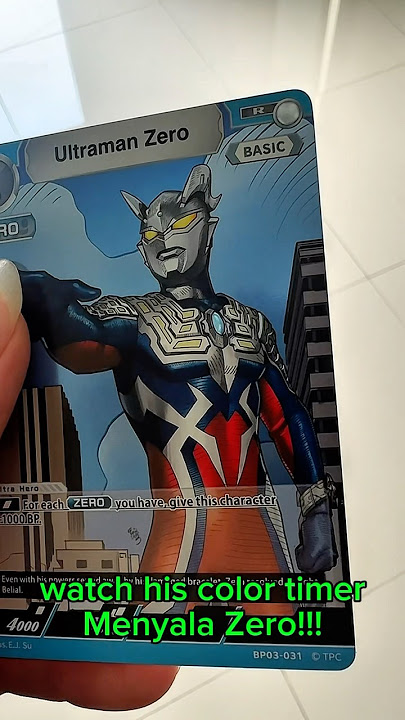 Wow!!! Kertas bisa nyala abangku ULTRAMAN CARD GAME Zero BP 03 Shadow of Undying Vengeance