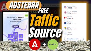 Adsterra Direct Link Earning  || Adsterra earning tricks || Free Organic Traffic Source