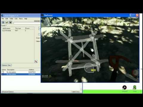 The Forest Hack With Cheat Engine 6.4 - YouTube