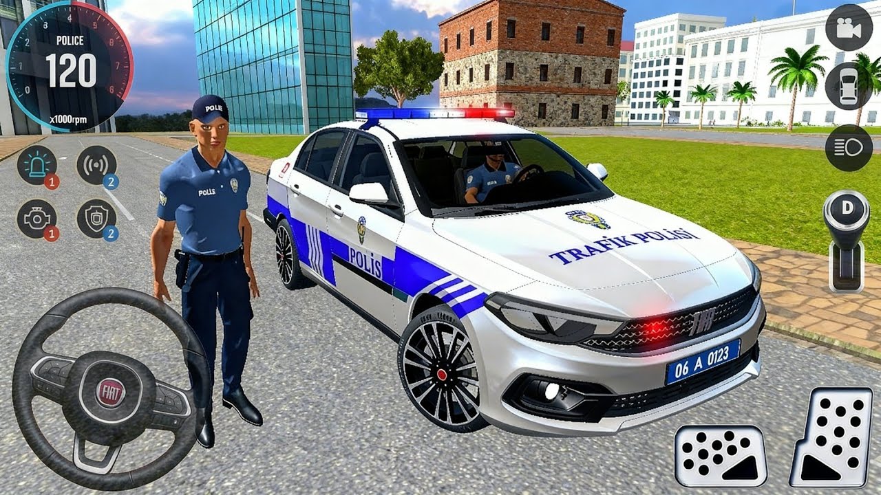 Fiat Egea Türk Polis Arabası Sürüş Oyunu - Polis Oyunu 2025 #48 | Android Gameplay