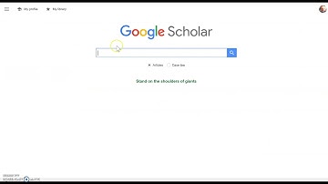 Google Scholar: Forward Citation Search