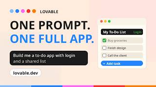 Lovable AI: Build a Full-Stack App With One Prompt (Step by Step for Beginners)