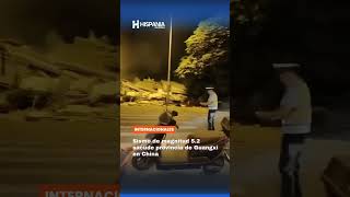 Un sismo de magnitud 5 2 fue registrado en la provincia de Guangxi, en el sur de China...