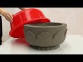 How To Make Flower Pots Craft From Cement - Outstanding Garden Decoration Ideas