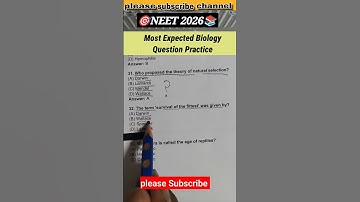 NEET 💜 NCERT Daily Questions Practice #medicalentranceexam #neet #neet2026 #shortsfeed
