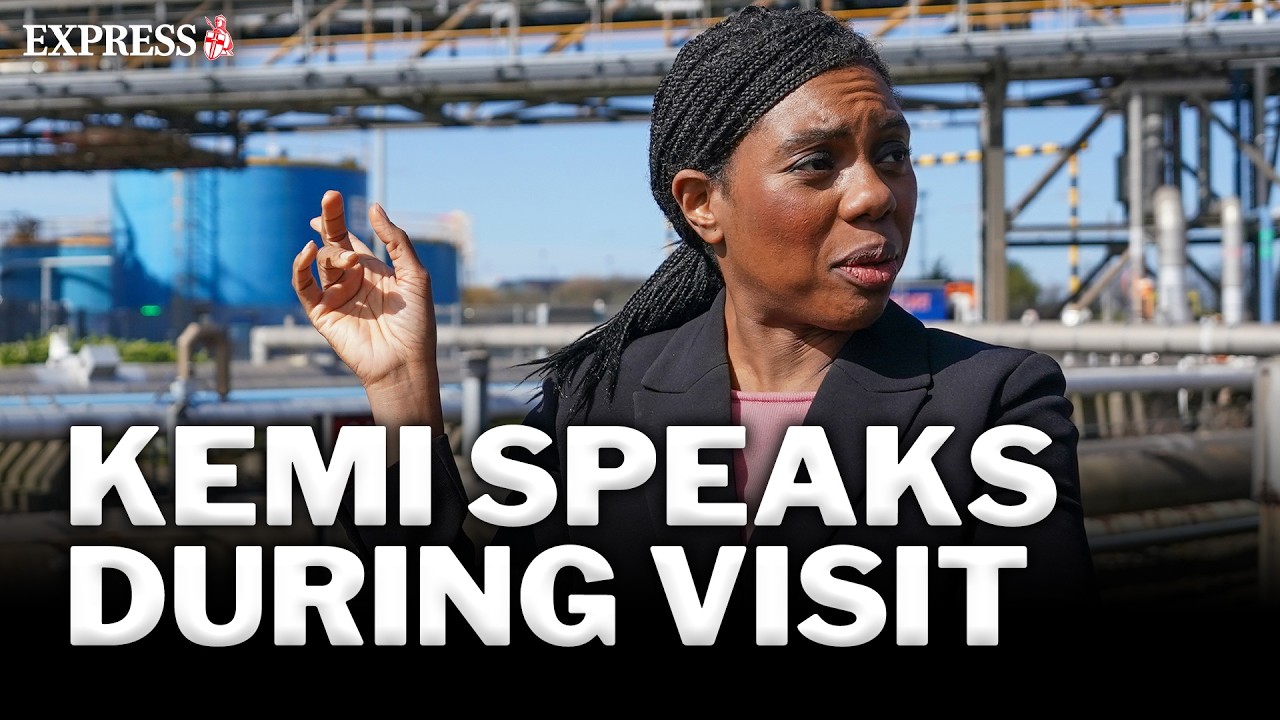 Kemi Badenoch speaks out during visit to Teeside Chemical Plant - YouTube