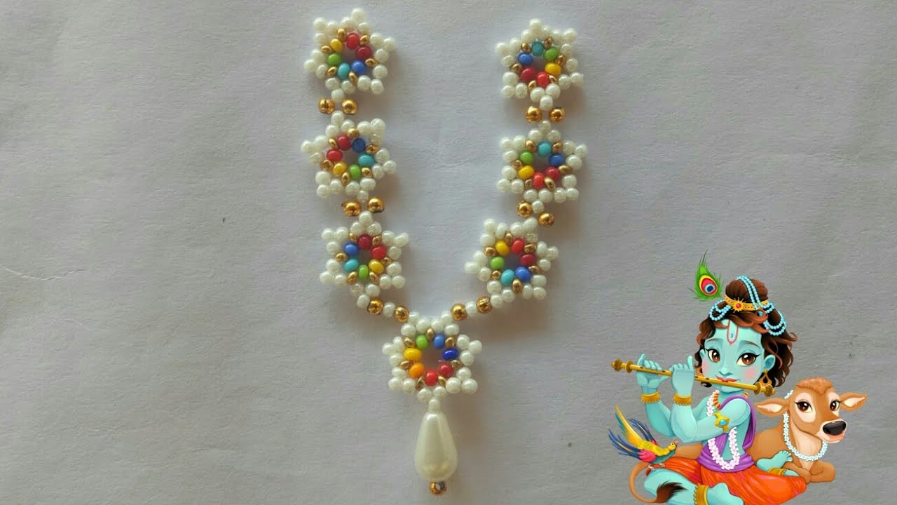 Moti malaji/thakorji kanth mala/ laddu gopal mala/thakorji na malaji/gadi malaji/malaji for thakorji