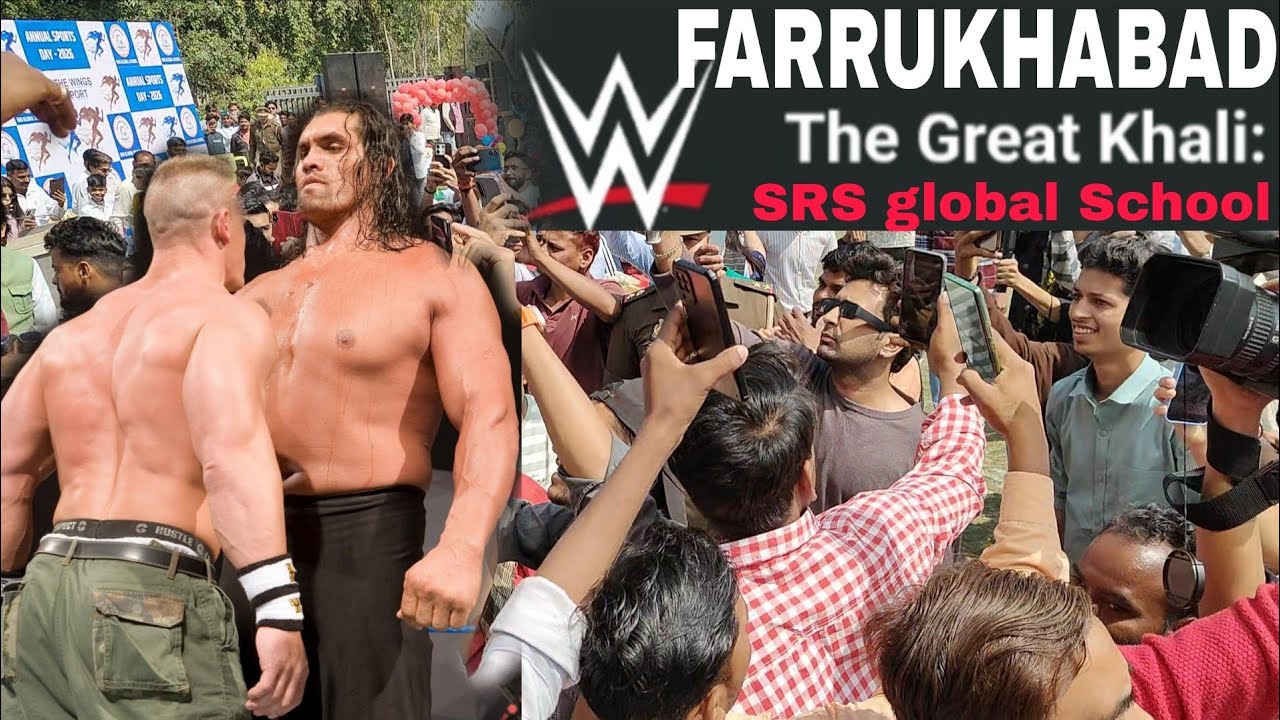 The Great Khali || Farrukhabad Ke logo Me WWE 🏆 Champion The Khali Ko Dekh Kar Khushi Ki Laher 2vlog