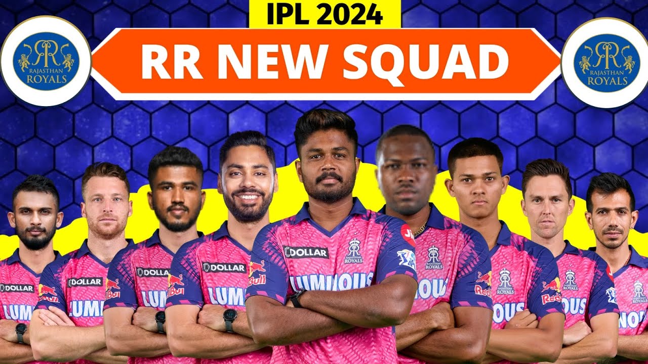 IPL 2024 Rajasthan Royals Team Full Squad RR New Squad 2024 RR IPL 2024 Rajasthan Royals Team Full Squad RR New Squad 2024 RR