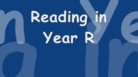 Reception reading Video